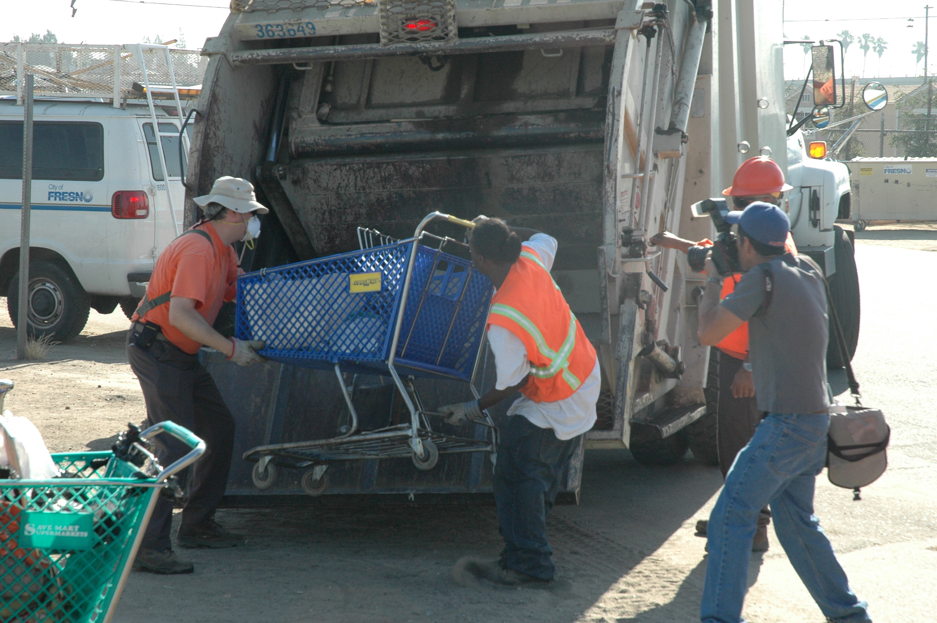 City sanitation workers picked up one shopping cart after another (each filled with homeless people’s property) and put them into the back of a garbage truck. The carts and property were crushed, compacted and taken to the dump. One cleanup crew supervisor was overheard saying, “I wish I had a nickel for every cart we destroy.” 